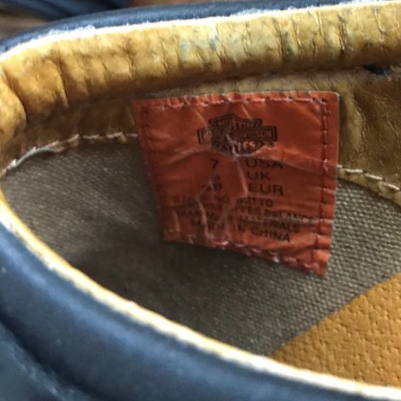 Harley Davidson biker mules w silver Harness sz 7 - Picture 8 of 8