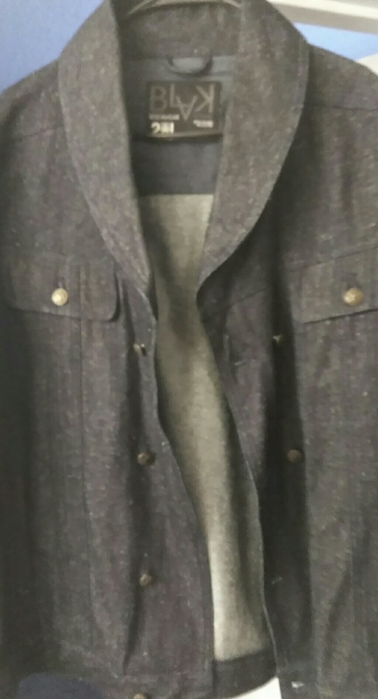 Mens denim Rocawear Pea Jacket
