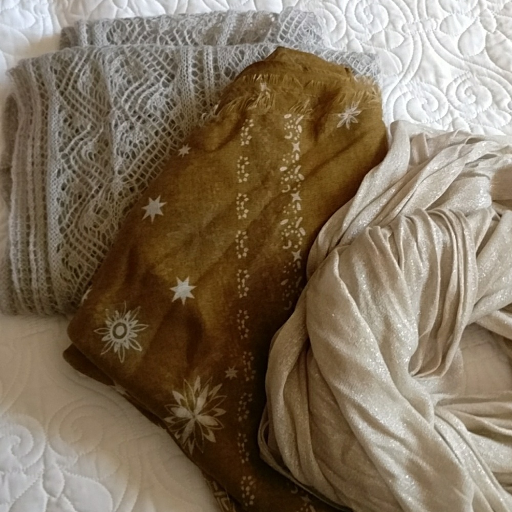 Three scarf bundle