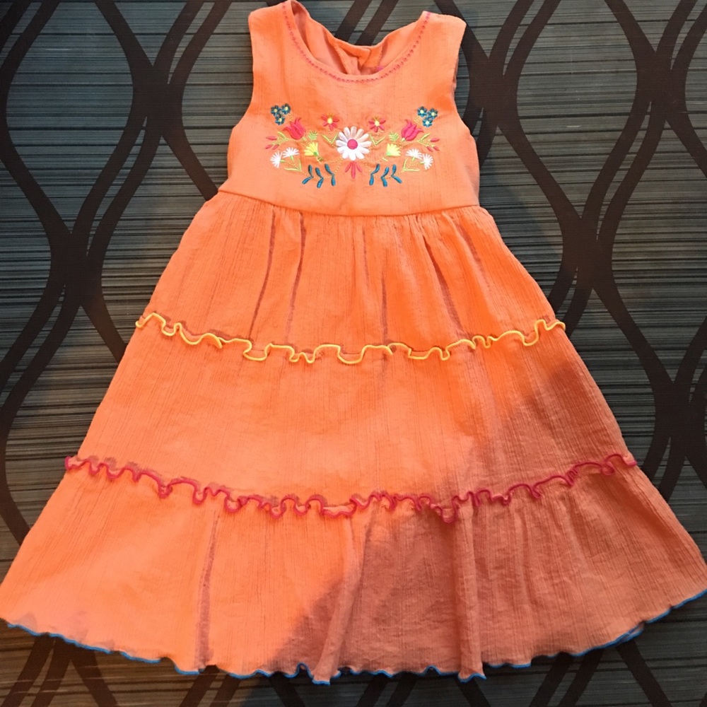 Orange dress