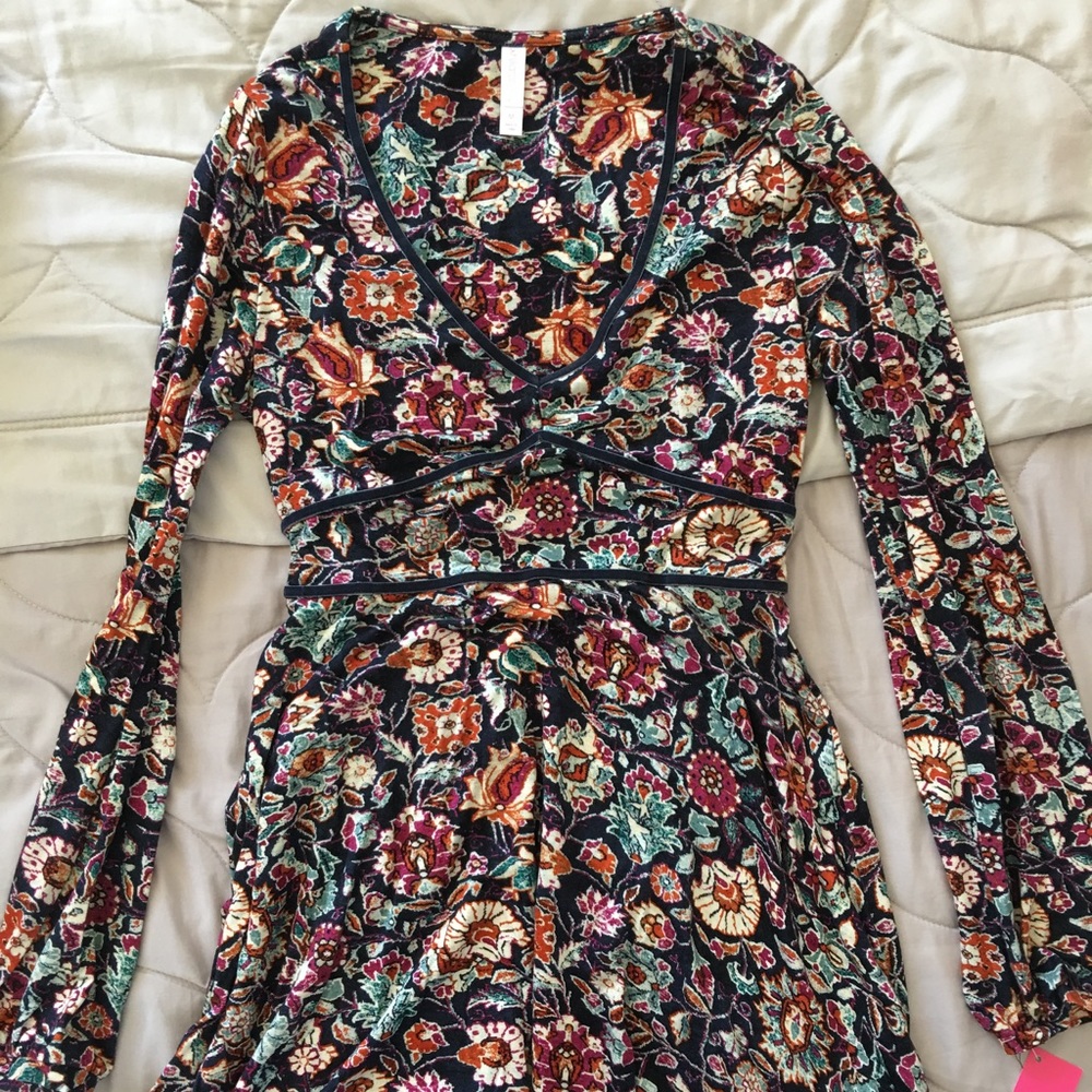 Xhilaration multi patterned dress, size M