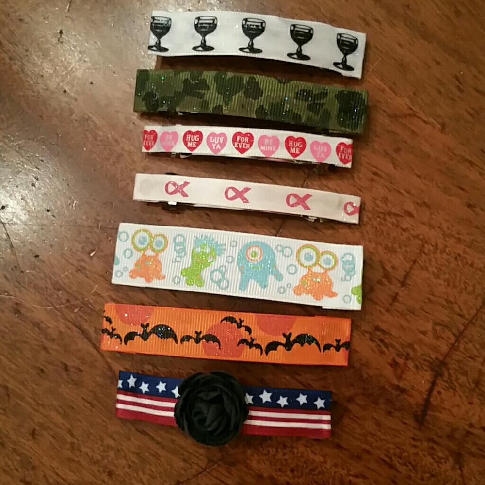 Handmade Hair clips for all occasions.