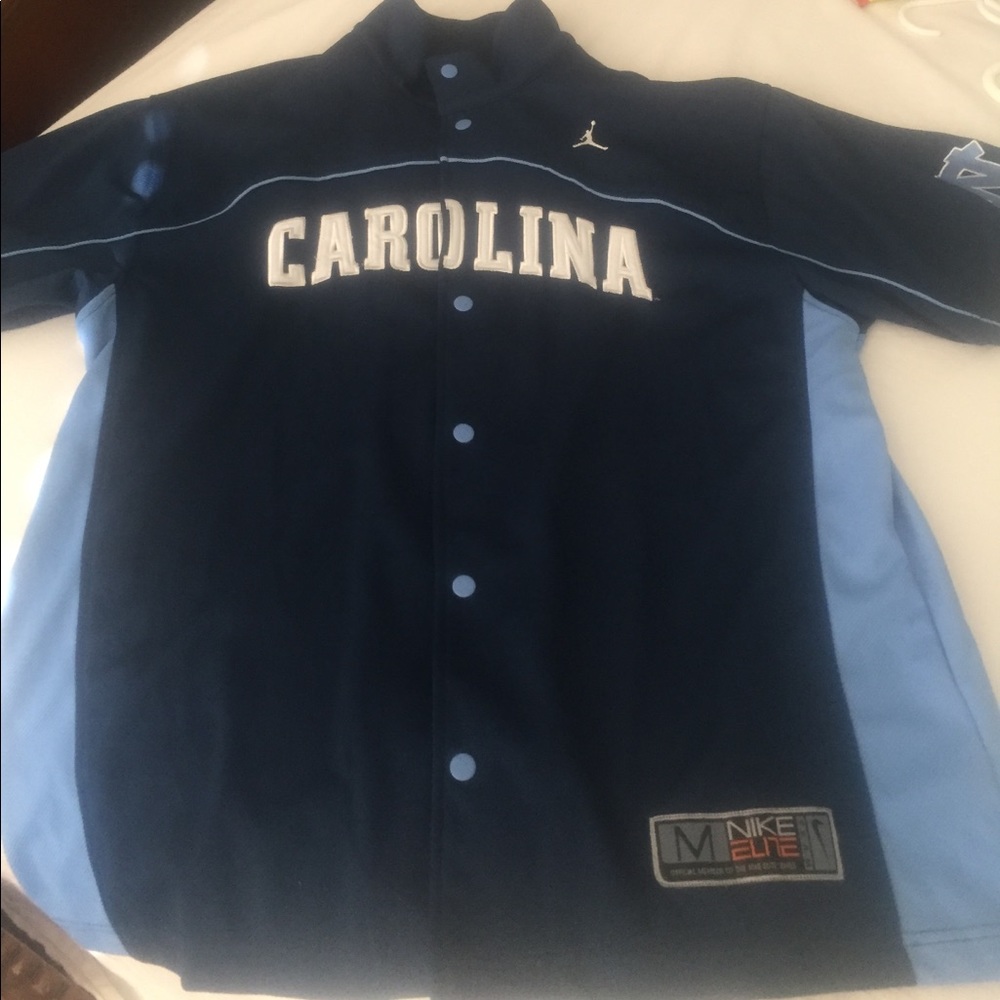 Brand new North Carolina  Micheal Jordan button up