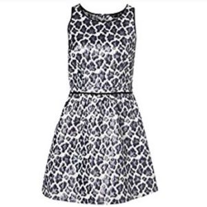 TOPSHOP purple leopard print dress size 2 TOPSHOP purple leopard print dress size 2