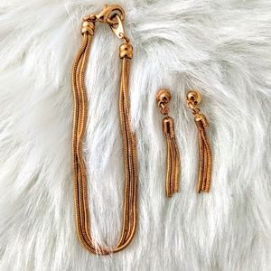 Chain Bracelet & Earrings Chain Bracelet & Earrings