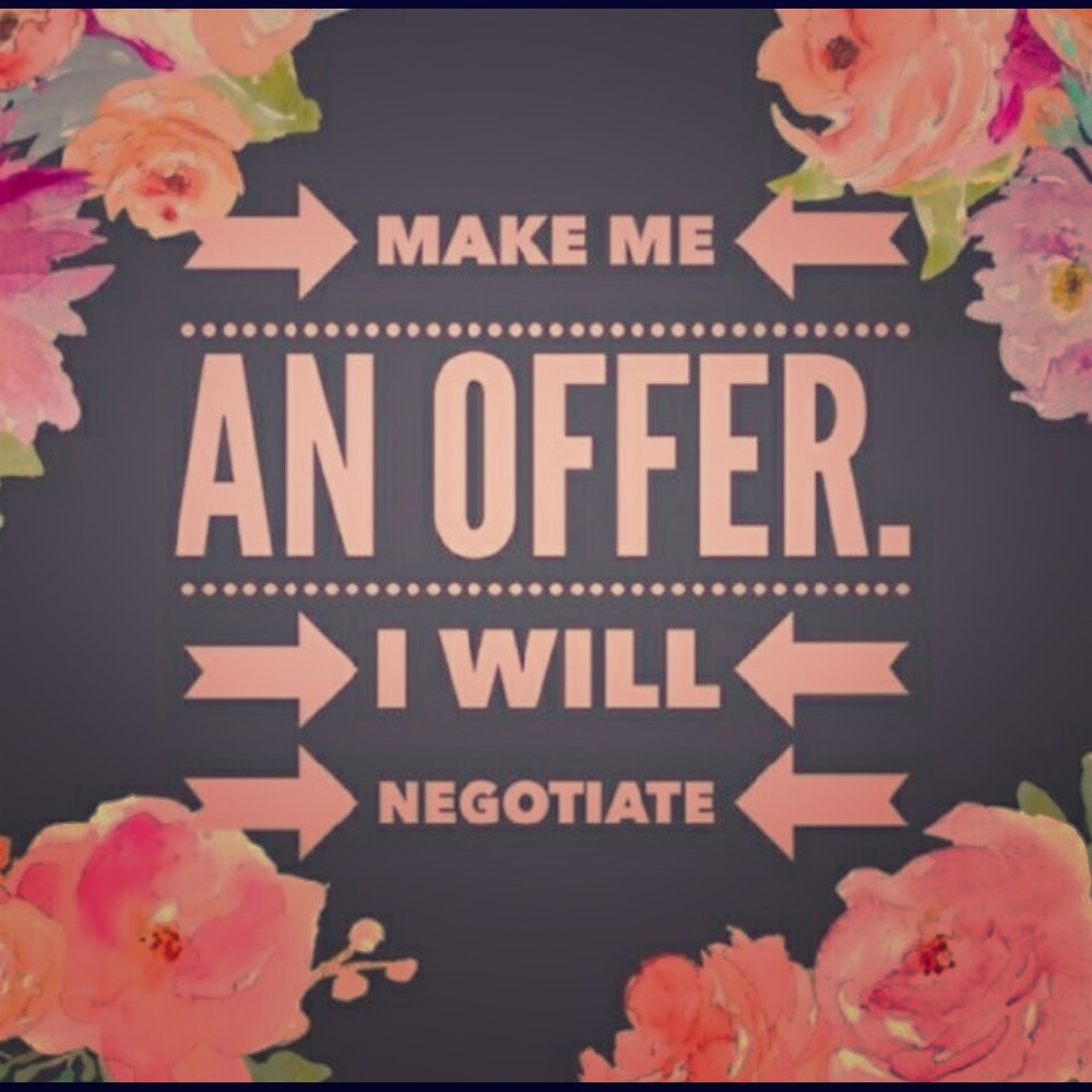 Reasonable offers considered
