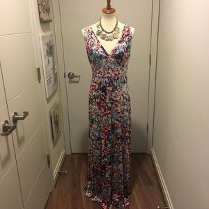 Cynthia Rowley flowered surplice neck maxidress Cynthia Rowley flowered surplice neck maxidress