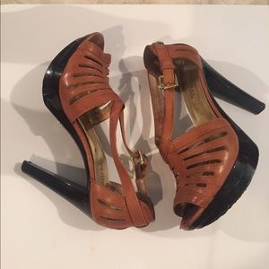 Michael Michael Kors leather heel sandals