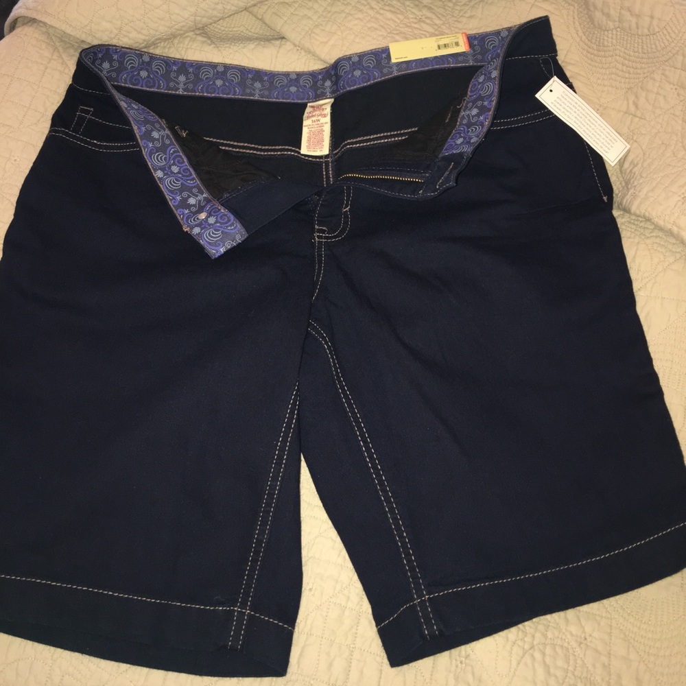 Denim shorts