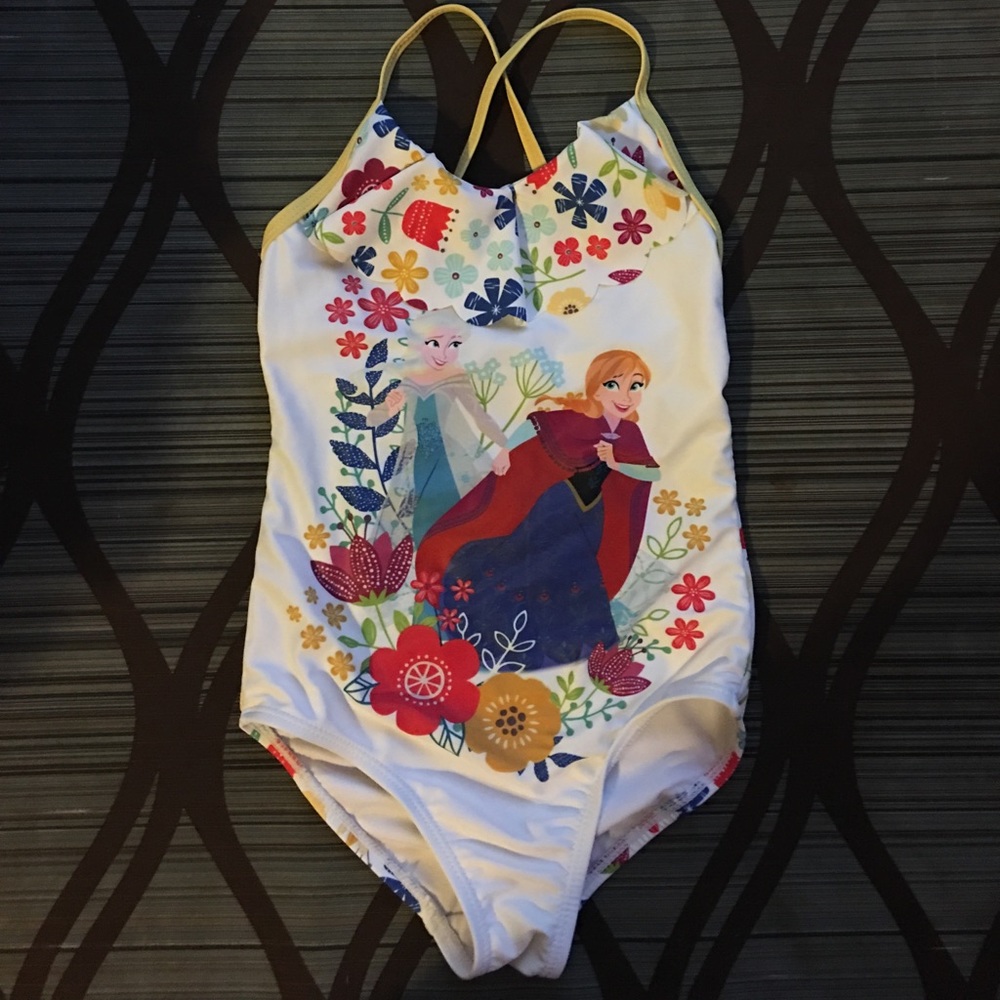 Disney Frozen Elsa And Anna Bathing Suit
