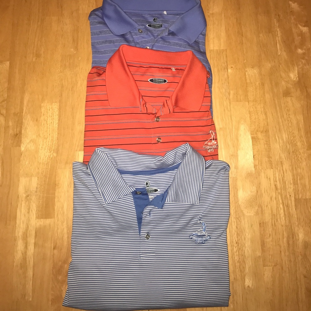 3 Golf Shirts
