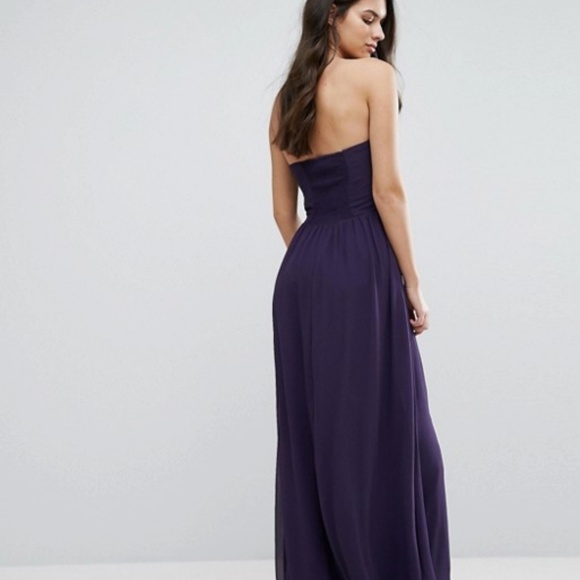 Adelyn Rae Strapless Maxi - Picture 3 of 4