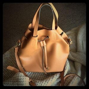 Merona cross-body bucket bag
