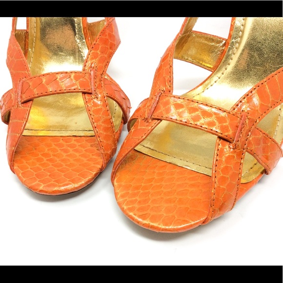 Steve Madden "Demurre" Snake Skin High Heel Sandal - Picture 8 of 8