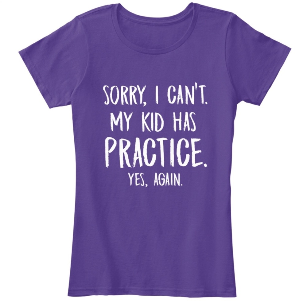 Sorry I can't my kid has practice shirt new