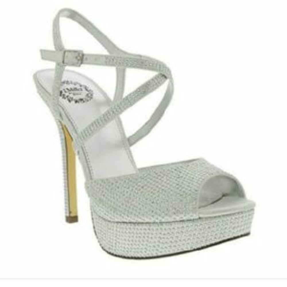 I.Miller Silver Studded Platform Sandal (NEW)