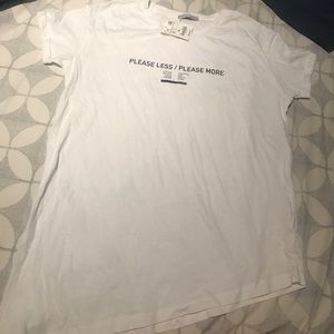 Brand new Zara white tee size small Brand new Zara white tee size small