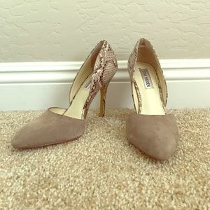 Steve Madden Pump with Snakeskin Accent