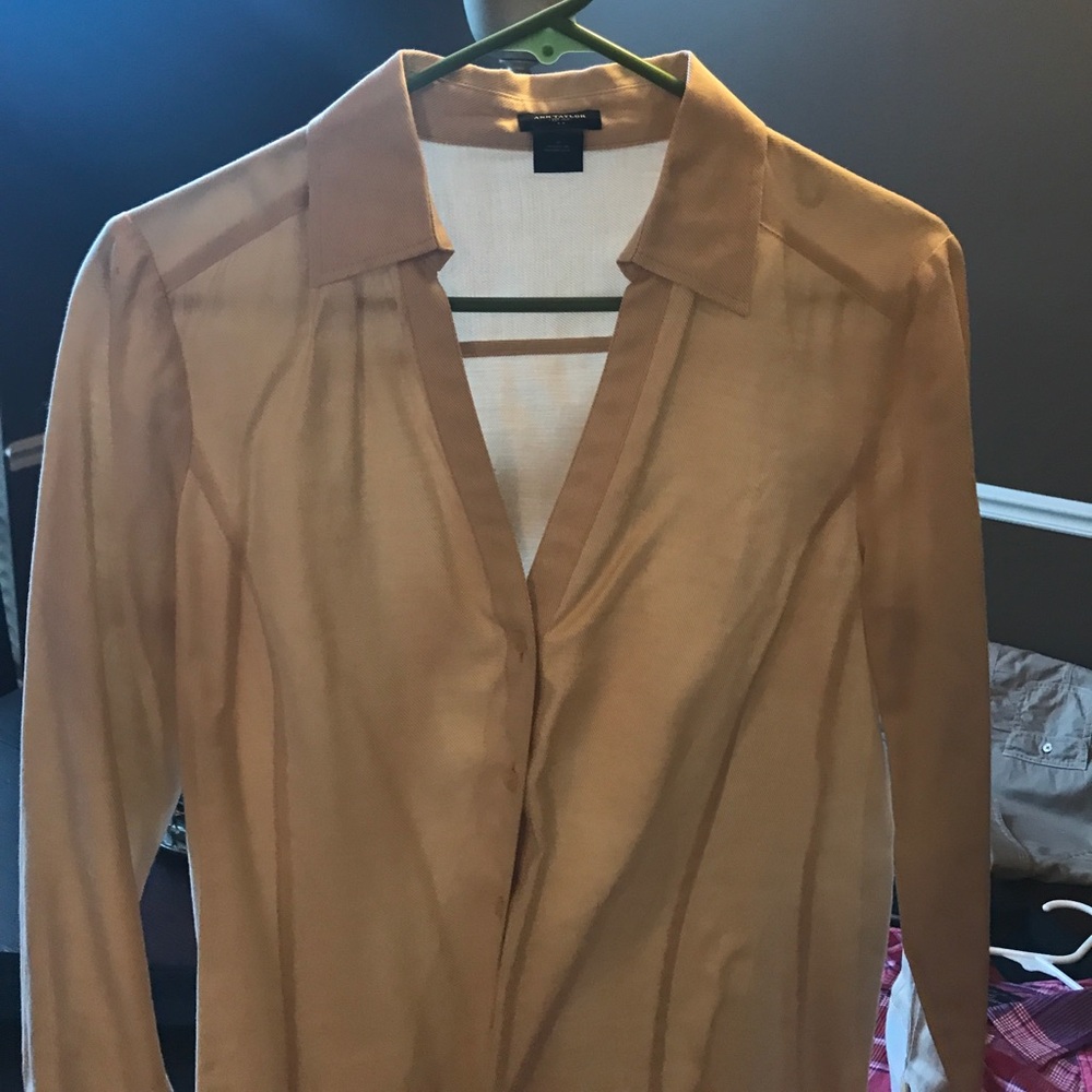 Ann Taylor blouse 8 dress shirt