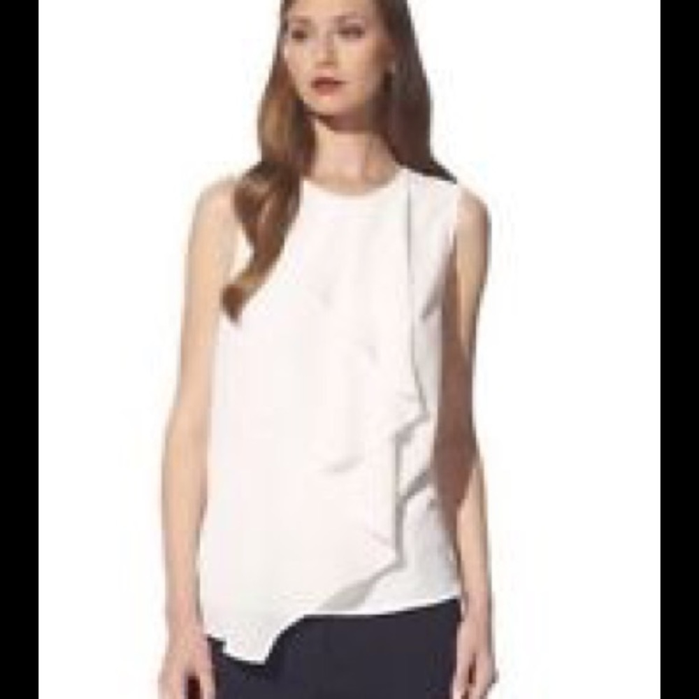 3.1 PHILLIP LIM for Target Off White Ruffle Top XS