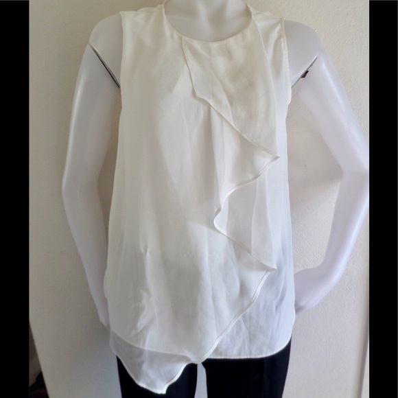 3.1 PHILLIP LIM for Target Off White Ruffle Top XS - Picture 2 of 7