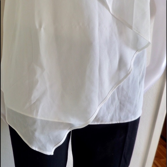 3.1 PHILLIP LIM for Target Off White Ruffle Top XS - Picture 4 of 7
