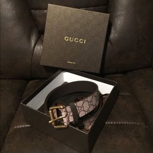 Gucci belt monogram