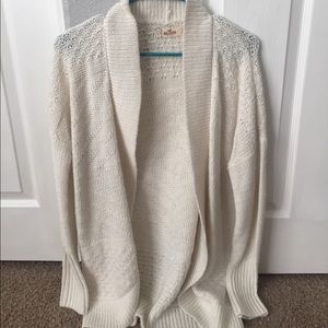 Hollister Co Cream Cardigan