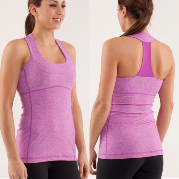 lululemon athletica Tops - ❌SOLD❌ Lululemon Scoop Tank Heathered Ultraviolet
