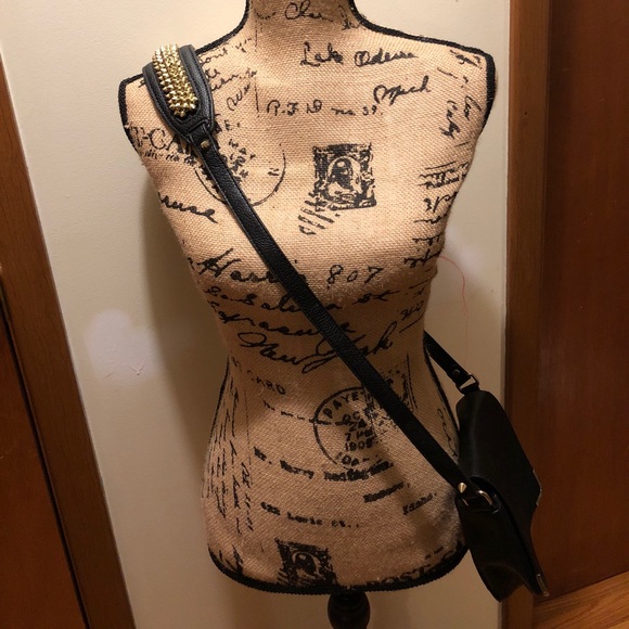 H&M STUDDED STRAP CROSSBODY CLUTCH MESSENGER PURSE - Picture 3 of 8