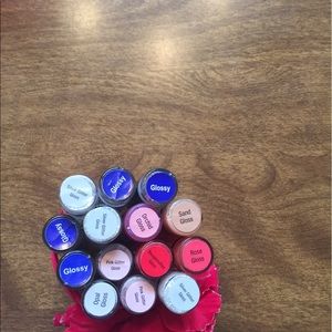 Lipsense Caramel Apple and Beige Champagne /glossy