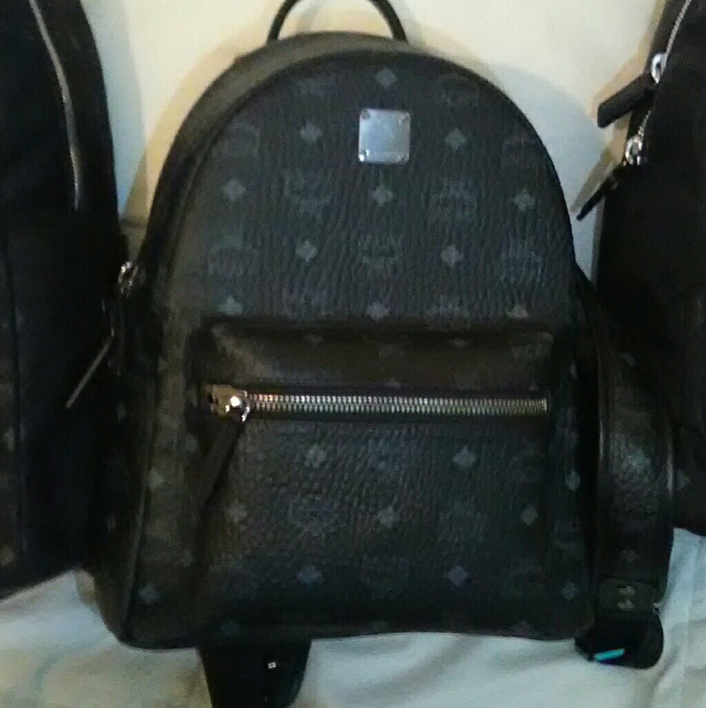 Small Leather MCM Backpack