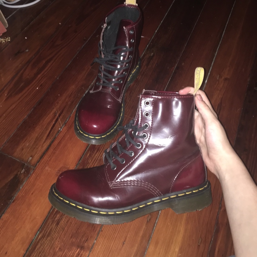 Cherry Dr. Martens