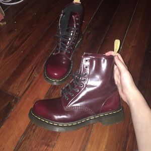 Cherry Dr. Martens