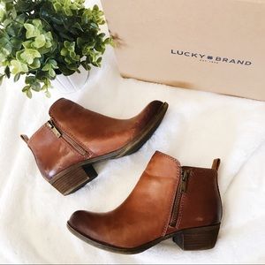 Lucky Brand Basel Leather Booties Lucky Brand Basel Leather Booties