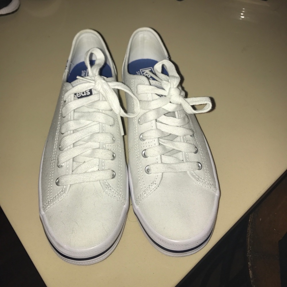 White size 7.5 Keds. Never worn