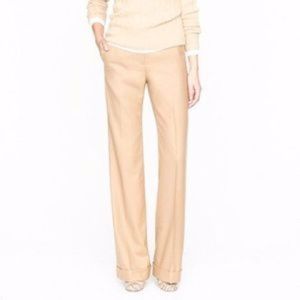 J Crew Cream Wool City Fit Trouser