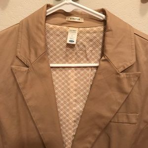 Old Navy khaki cotton blazer