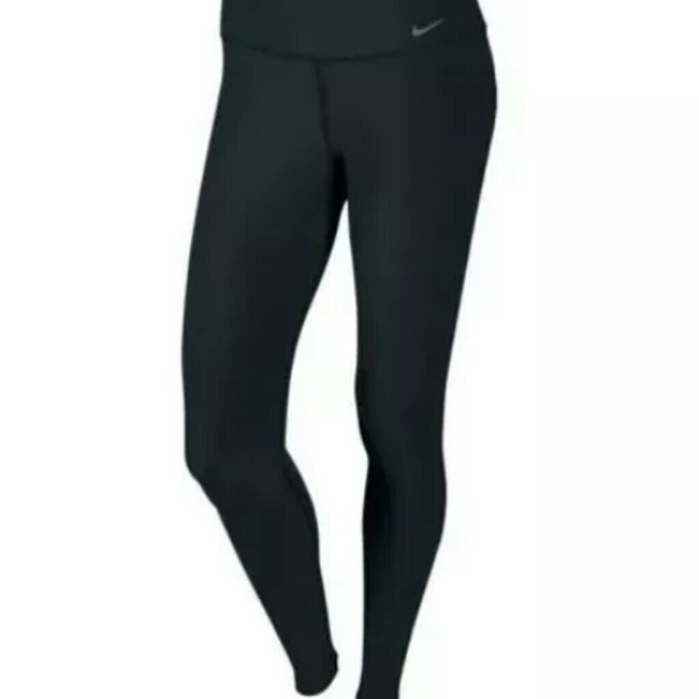 Nike work out leggings large black dri fit