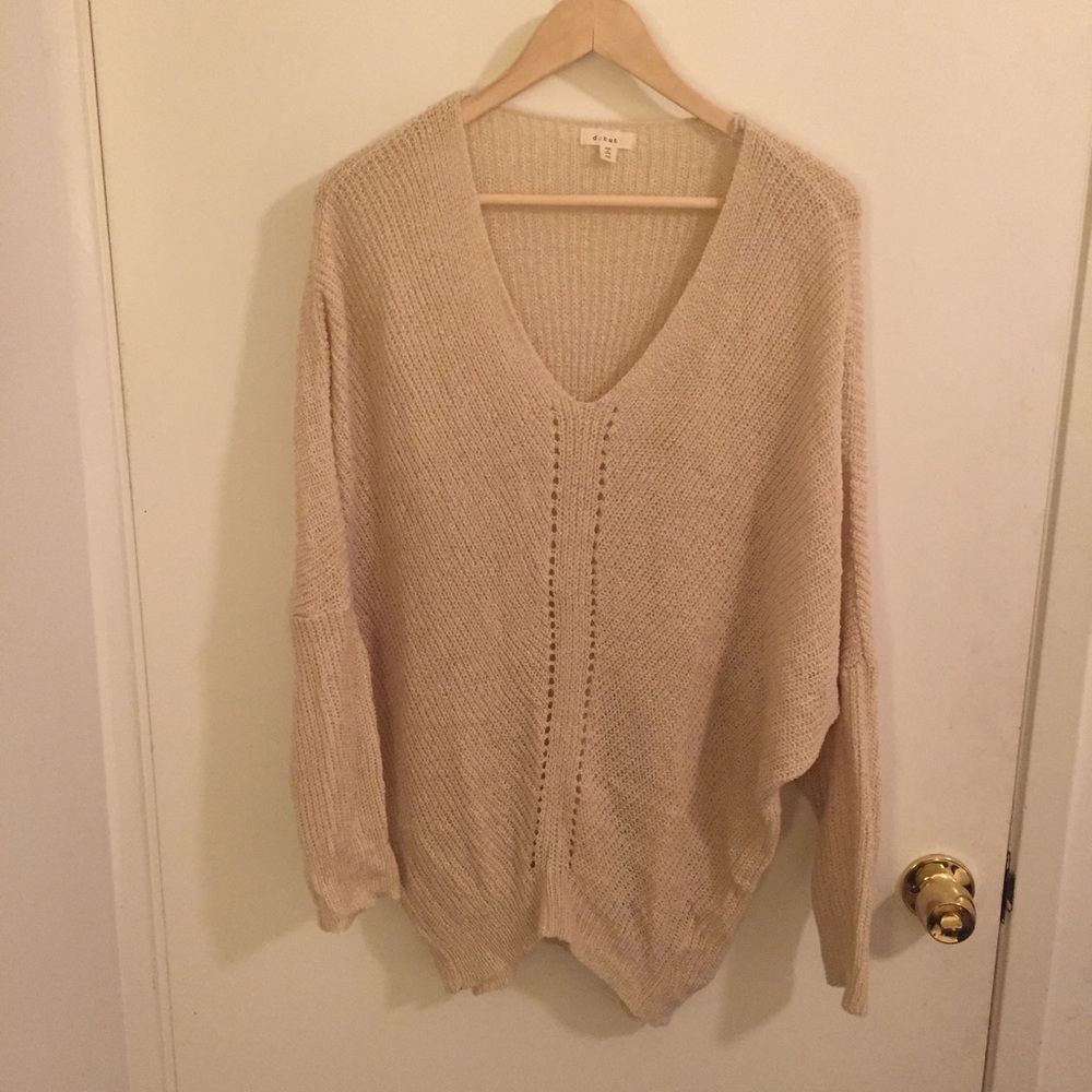 Cream Slouchy Sweater ⚡️SOLD ⚡️