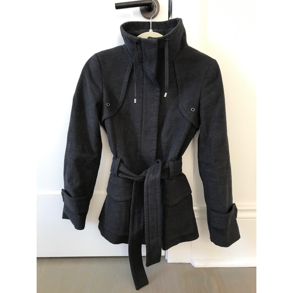 ZARA Heavy Fleece Belted Coat
