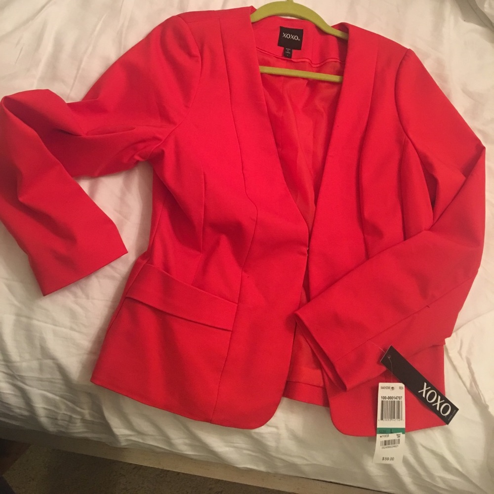 Red blazer