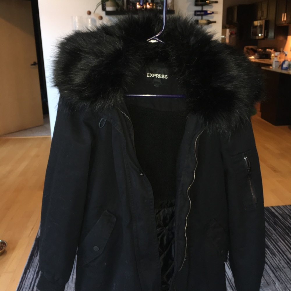 Black canvas jacket