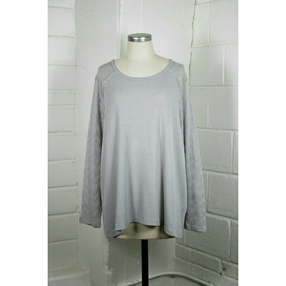 Lucky Brand Tops - Lucky Brand thermal pointelle sleeves top
