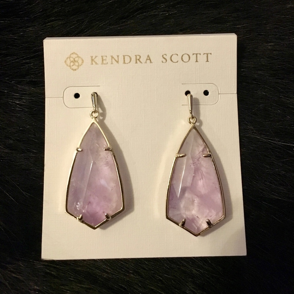 Kendra Scott Carla Earrings Amethyst
