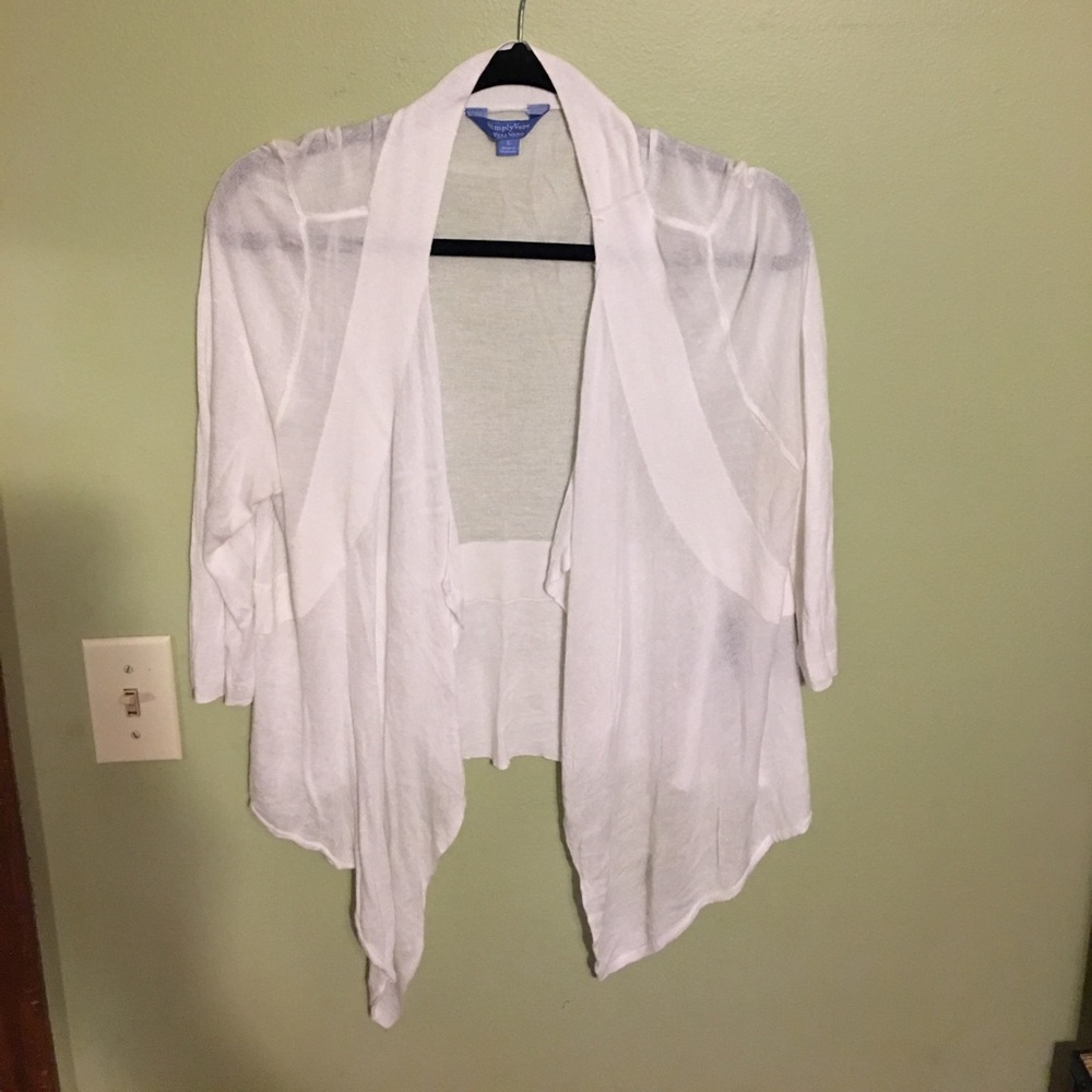 Lightweight open front cardigan
