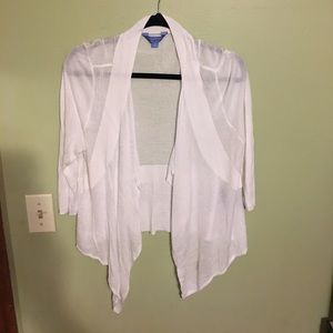 Lightweight open front cardigan