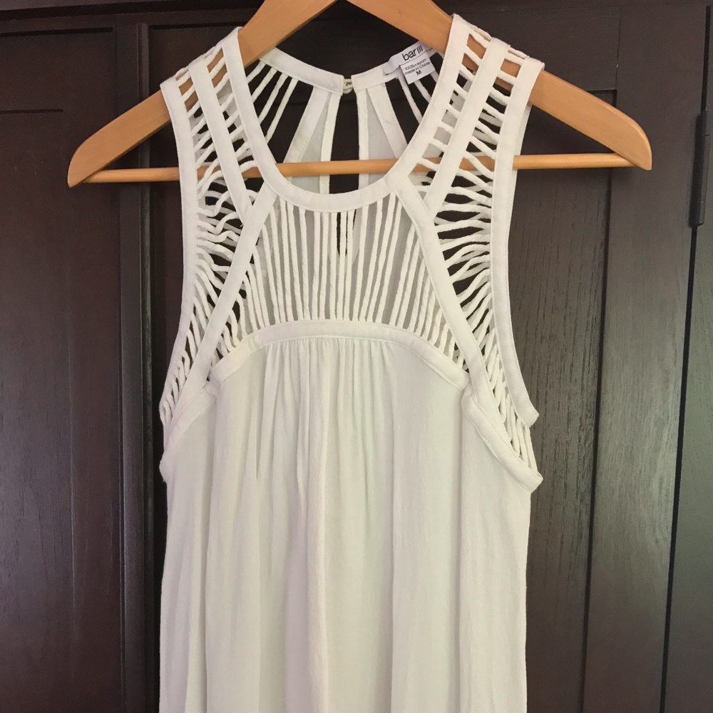 BAR II White and Black Tank