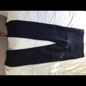 Margaret M textured straight leg pants/leggings