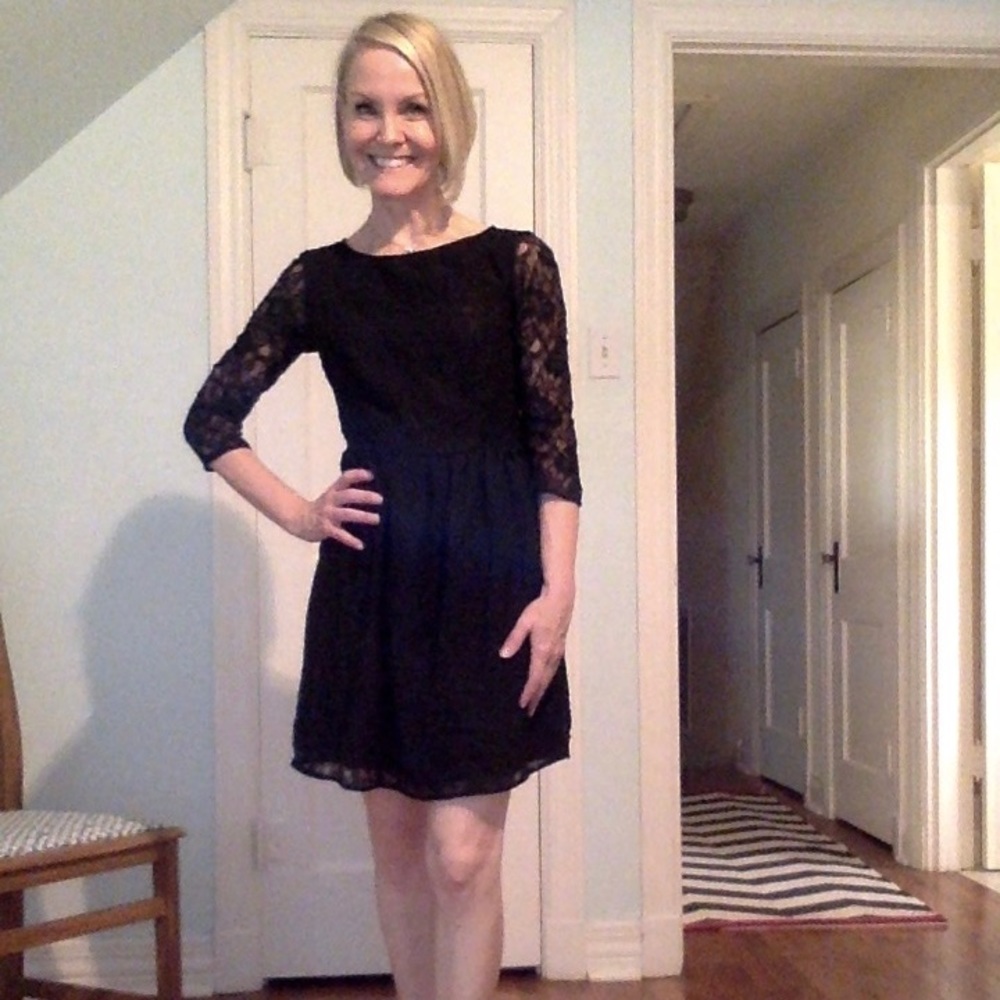 French Connection modern classic lace dress